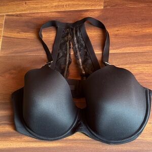 Soma Black Lace Racerback Underwire Bra Size 42DDD or 42F